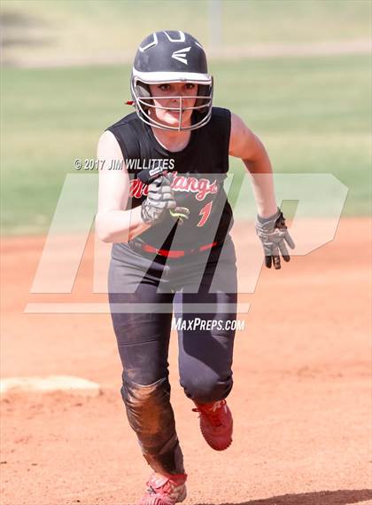 Thumbnail 1 in St. Johns vs Mogollon (Chandler Prep Softball Classic Silver Final)  photogallery.