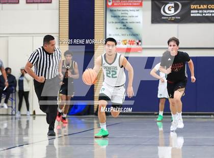 Thumbnail 2 in Bishop Alemany vs Providence (Crown City Round Ball Classic) photogallery.