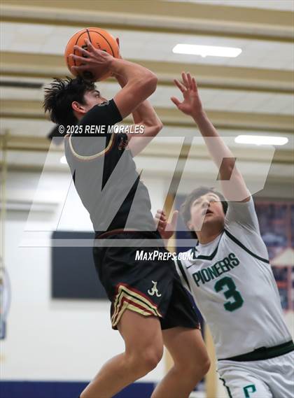 Thumbnail 1 in Bishop Alemany vs Providence (Crown City Round Ball Classic) photogallery.