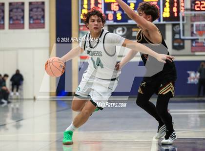 Thumbnail 2 in Bishop Alemany vs Providence (Crown City Round Ball Classic) photogallery.