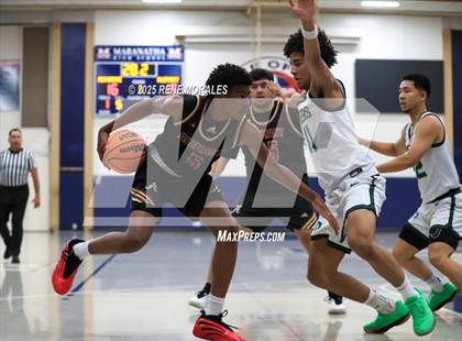 Thumbnail 3 in Bishop Alemany vs Providence (Crown City Round Ball Classic) photogallery.