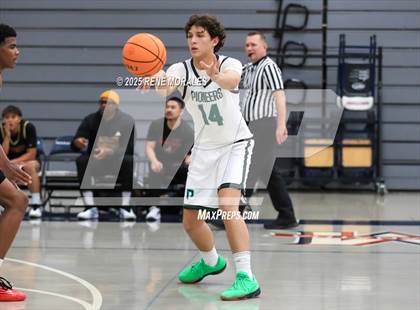 Thumbnail 1 in Bishop Alemany vs Providence (Crown City Round Ball Classic) photogallery.