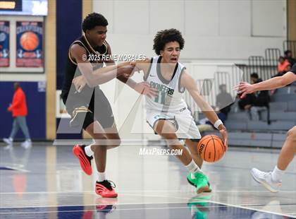 Thumbnail 3 in Bishop Alemany vs Providence (Crown City Round Ball Classic) photogallery.