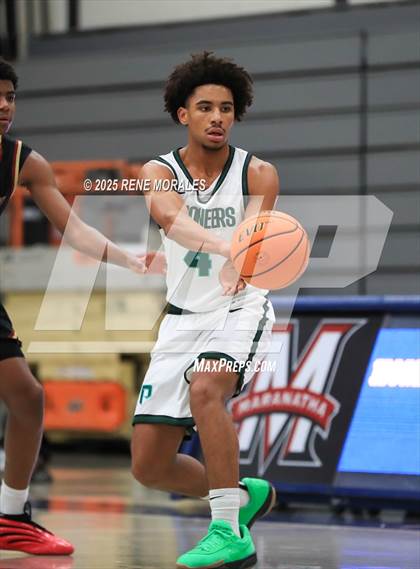 Thumbnail 3 in Bishop Alemany vs Providence (Crown City Round Ball Classic) photogallery.