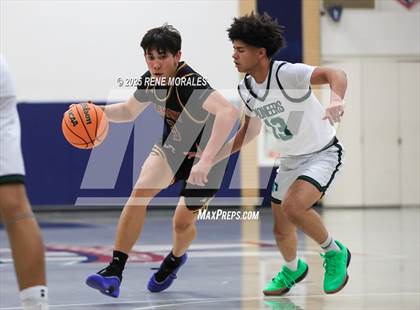 Thumbnail 3 in Bishop Alemany vs Providence (Crown City Round Ball Classic) photogallery.