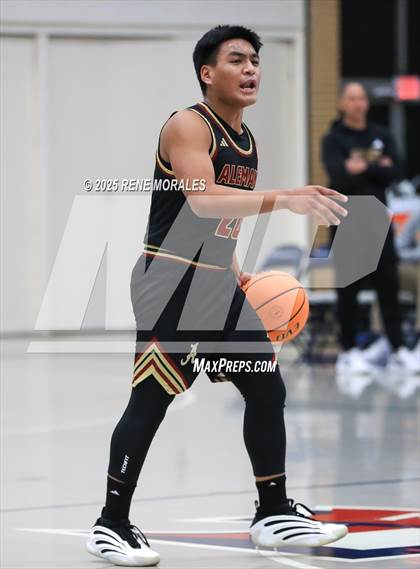 Thumbnail 3 in Bishop Alemany vs Providence (Crown City Round Ball Classic) photogallery.