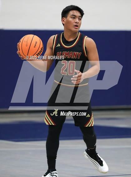 Thumbnail 1 in Bishop Alemany vs Providence (Crown City Round Ball Classic) photogallery.