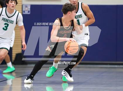 Thumbnail 1 in Bishop Alemany vs Providence (Crown City Round Ball Classic) photogallery.