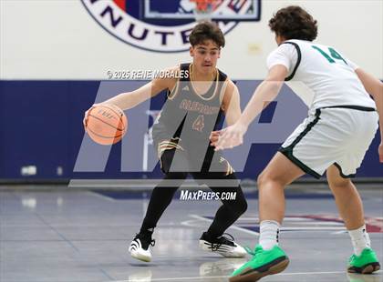 Thumbnail 1 in Bishop Alemany vs Providence (Crown City Round Ball Classic) photogallery.