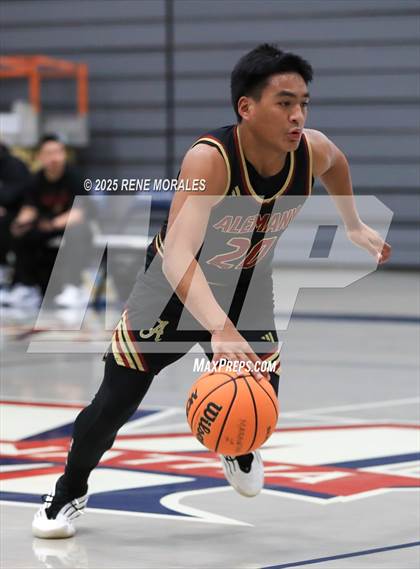 Thumbnail 1 in Bishop Alemany vs Providence (Crown City Round Ball Classic) photogallery.
