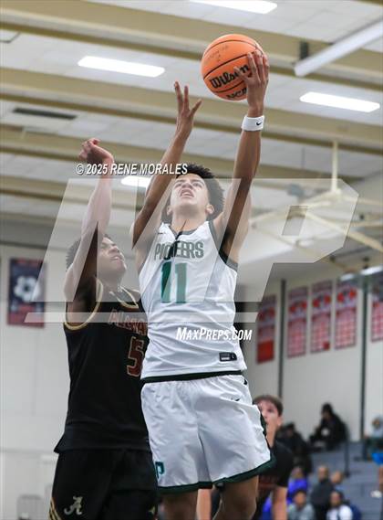 Thumbnail 3 in Bishop Alemany vs Providence (Crown City Round Ball Classic) photogallery.