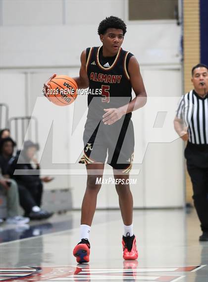 Thumbnail 2 in Bishop Alemany vs Providence (Crown City Round Ball Classic) photogallery.