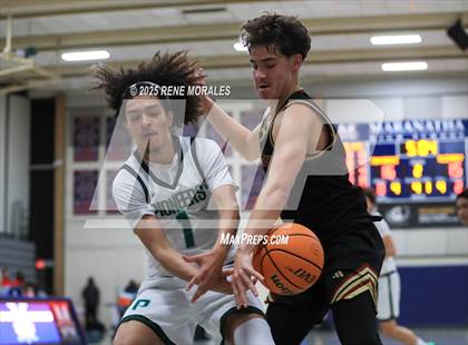 Thumbnail 3 in Bishop Alemany vs Providence (Crown City Round Ball Classic) photogallery.