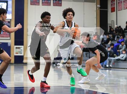 Thumbnail 1 in Bishop Alemany vs Providence (Crown City Round Ball Classic) photogallery.