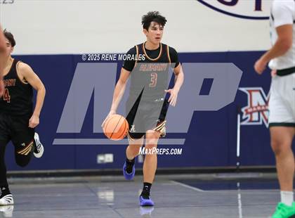 Thumbnail 1 in Bishop Alemany vs Providence (Crown City Round Ball Classic) photogallery.