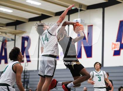 Thumbnail 2 in Bishop Alemany vs Providence (Crown City Round Ball Classic) photogallery.