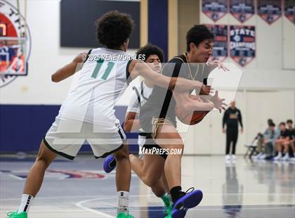 Thumbnail 1 in Bishop Alemany vs Providence (Crown City Round Ball Classic) photogallery.