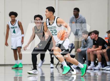 Thumbnail 1 in Bishop Alemany vs Providence (Crown City Round Ball Classic) photogallery.