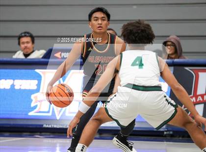 Thumbnail 1 in Bishop Alemany vs Providence (Crown City Round Ball Classic) photogallery.