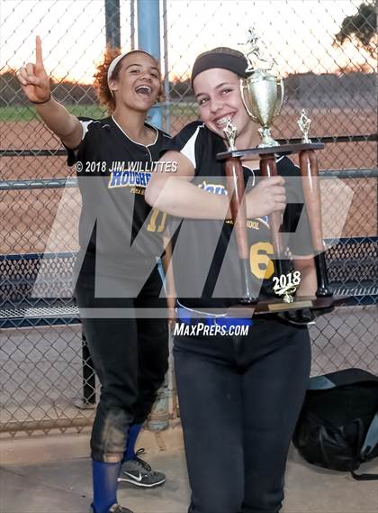 Thumbnail 1 in Pima vs Coolidge (Chandler Prep Softball Classic Gold Final Awards)  photogallery.