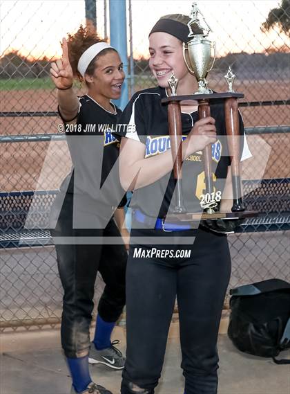 Thumbnail 3 in Pima vs Coolidge (Chandler Prep Softball Classic Gold Final Awards)  photogallery.