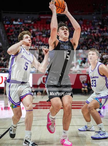 Thumbnail 1 in Corner Canyon vs. Lehi (UHSAA 6A Final) photogallery.
