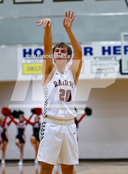 Thumbnail 3 in Wapahani vs Cowan (Delaware County Tournament)  photogallery.
