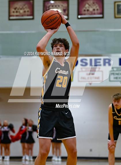 Thumbnail 1 in Wapahani vs Cowan (Delaware County Tournament)  photogallery.