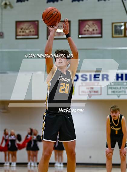Thumbnail 2 in Wapahani vs Cowan (Delaware County Tournament)  photogallery.