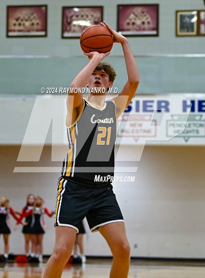 Thumbnail 2 in Wapahani vs Cowan (Delaware County Tournament)  photogallery.