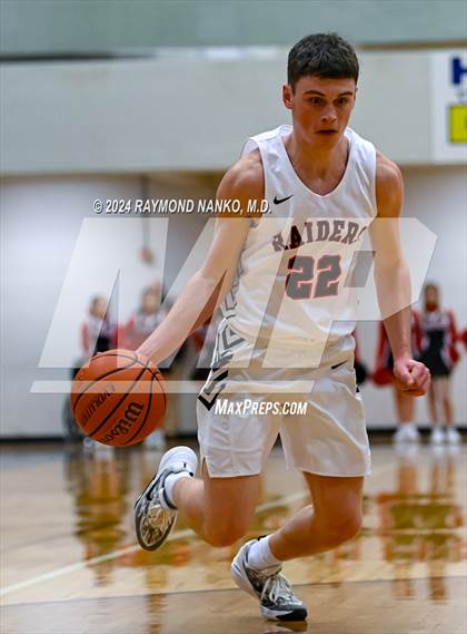 Thumbnail 1 in Wapahani vs Cowan (Delaware County Tournament)  photogallery.