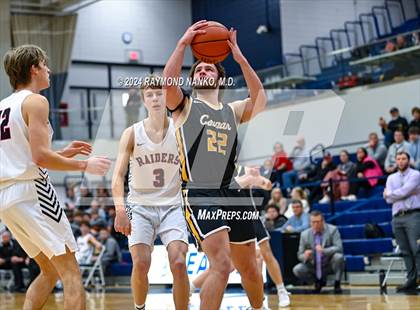 Thumbnail 1 in Wapahani vs Cowan (Delaware County Tournament)  photogallery.