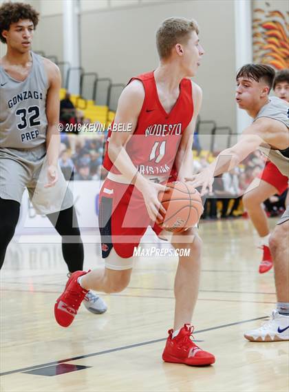 Thumbnail 2 in Gonzaga Prep vs Modesto Christian (Hoophall West) photogallery.