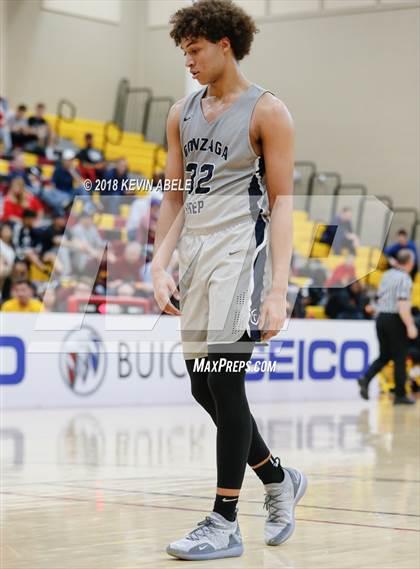 Thumbnail 3 in Gonzaga Prep vs Modesto Christian (Hoophall West) photogallery.