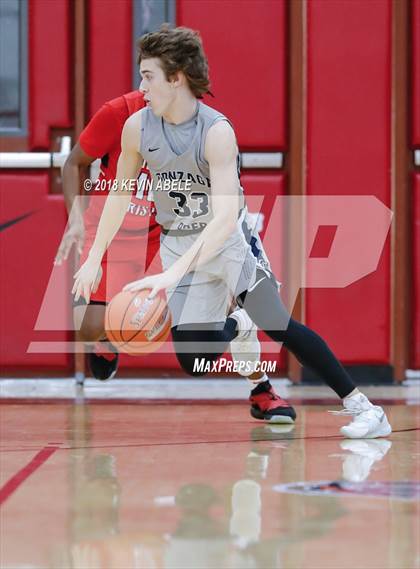 Thumbnail 3 in Gonzaga Prep vs Modesto Christian (Hoophall West) photogallery.