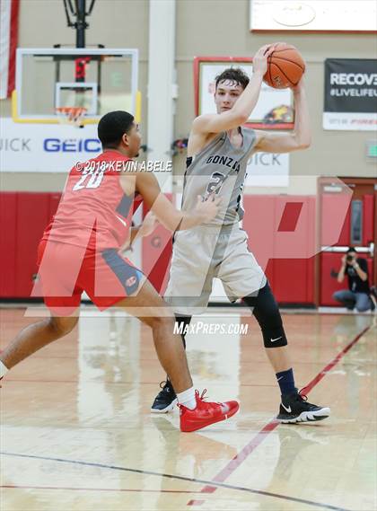 Thumbnail 3 in Gonzaga Prep vs Modesto Christian (Hoophall West) photogallery.