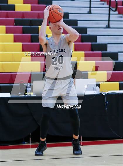 Thumbnail 1 in Gonzaga Prep vs Modesto Christian (Hoophall West) photogallery.
