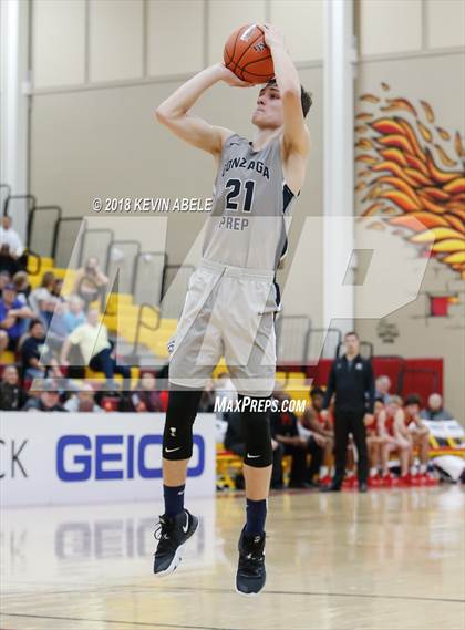 Thumbnail 1 in Gonzaga Prep vs Modesto Christian (Hoophall West) photogallery.