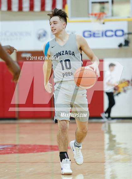 Thumbnail 3 in Gonzaga Prep vs Modesto Christian (Hoophall West) photogallery.