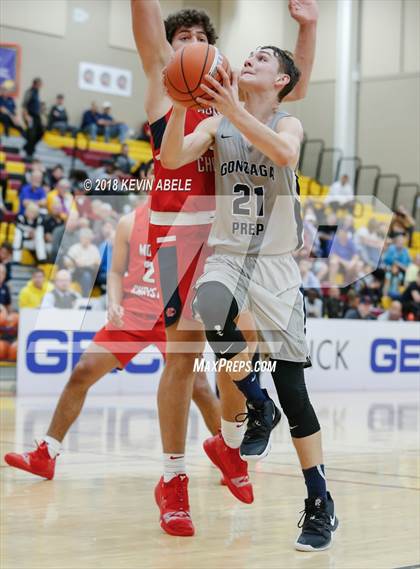 Thumbnail 1 in Gonzaga Prep vs Modesto Christian (Hoophall West) photogallery.