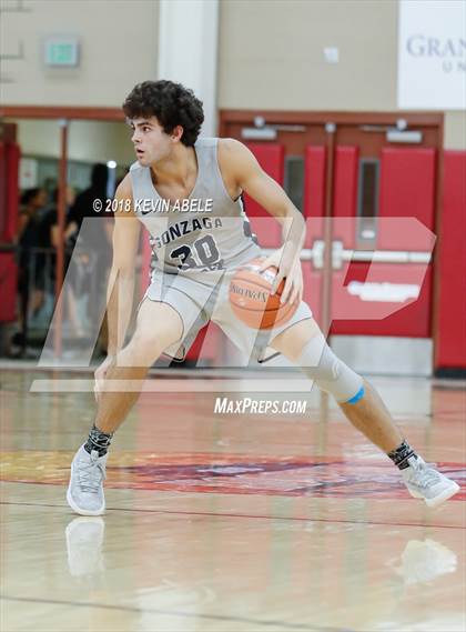 Thumbnail 2 in Gonzaga Prep vs Modesto Christian (Hoophall West) photogallery.