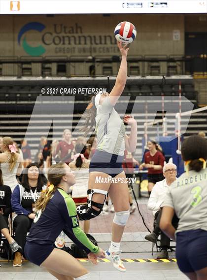 Thumbnail 2 in Ridgeline vs. Mountain Crest (UHSAA 4A Quarterfinal Playoff) photogallery.