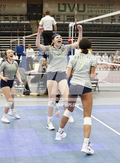 Thumbnail 1 in Ridgeline vs. Mountain Crest (UHSAA 4A Quarterfinal Playoff) photogallery.