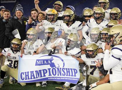 Thumbnail 3 in West Bridgewater vs. St. Bernard's Central Catholic (MIAA D8 Final) photogallery.