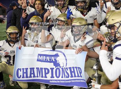 Thumbnail 2 in West Bridgewater vs. St. Bernard's Central Catholic (MIAA D8 Final) photogallery.