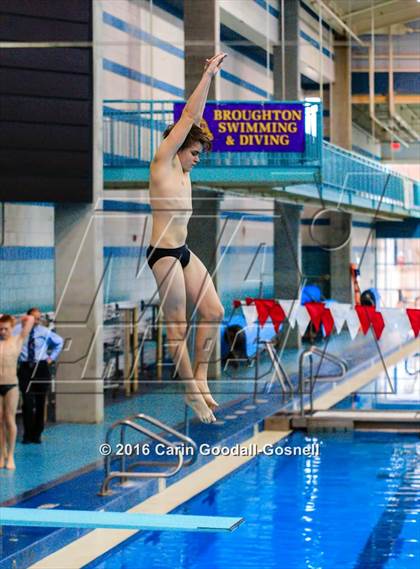 Thumbnail 2 in NCHSAA 4A State Diving Championships photogallery.