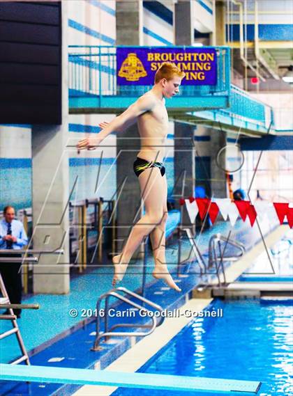 Thumbnail 3 in NCHSAA 4A State Diving Championships photogallery.