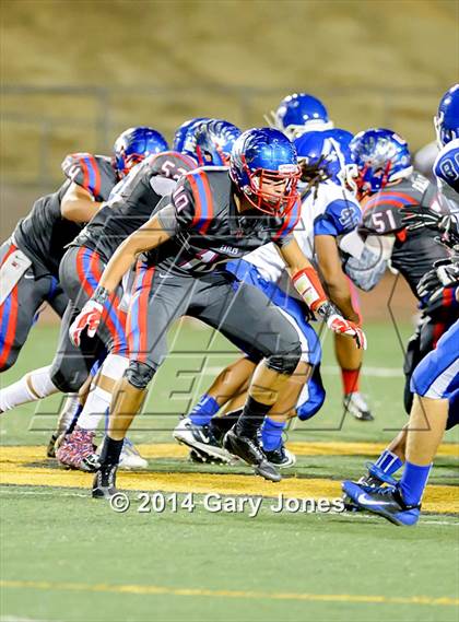 Thumbnail 1 in Carson vs. Clayton Valley Charter (2014 Honor Bowl - NorCal) photogallery.