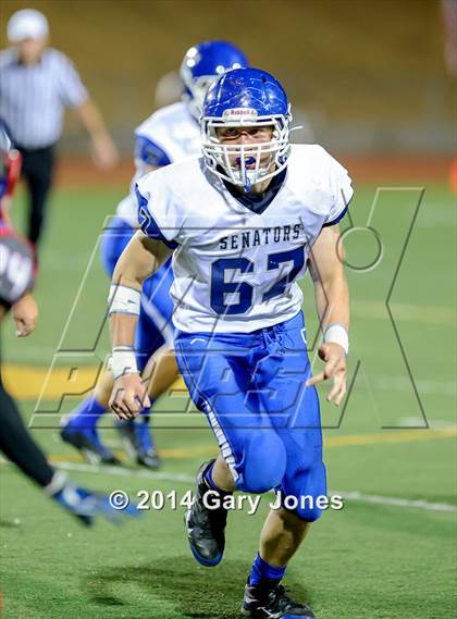 Thumbnail 3 in Carson vs. Clayton Valley Charter (2014 Honor Bowl - NorCal) photogallery.