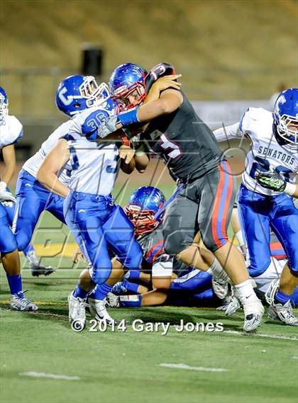 Thumbnail 2 in Carson vs. Clayton Valley Charter (2014 Honor Bowl - NorCal) photogallery.